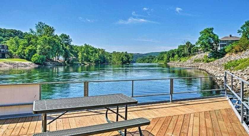Fall Creek Marina's dock is walking distance from condo!